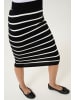 Kaffe Rock KAlizza Regular fit in Black/Chalk Stripe