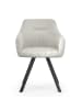 B&D Home 2er-Set: Esszimmerstuhl CYRUS in Hellgrau - (B)56 x (H)80 x (T)60 cm