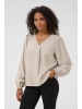 Kaffe Langarm-Bluse KAlui Regular fit in Feather Grey CC