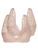 Sassa 2er Pack Schalen-BH in sand