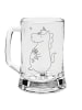 Mr. & Mrs. Panda Bierkrug Einhorn Spaziergang ohne Spruch in Transparent