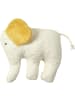 Efie Kuschel Elefant mit gelben Ohren, GOTS, Made in Germany, Größe: ca. 16 cm