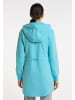 myMo Damen Sweatjacke in Türkis Melange