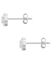 Glanzstücke München Ohrstecker aus Sterling Silber mit Zirkonia in silber
