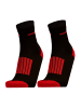 UphillSport Laufsocken FRONT 2er Pack in Black, red