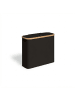 relaxdays Toilettenpapier Aufbewahrung in Schwarz - (B)43 x (H)38 x (T)17 cm