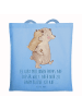 Mr. & Mrs. Panda canvas tasche Papa Bär mit Spruch in Sky Blue