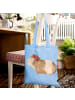 Mr. & Mrs. Panda Stofftasche Meerschweinchen Weisheit ohne Spruch in Sky Blue