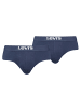 Levi´s Slip 2er Pack in Blau