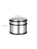 relaxdays 4 x Türstopper in Silber - (B)9,5 x (H)7,5 x (T)9,5 cm