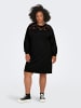 ONLY Carmakoma Sweatshirt-Kleid in Black