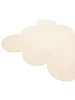 Beliani Kurzflor MALVAN in Beige - (W) 160 x (L) 230 cm