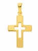 Adeliás 925 Silber Kreuz Anhänger in silber