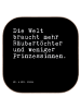Mr. & Mrs. Panda Untersetzer Die Welt braucht mehr... mit Spruch in Schwarz