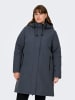 ONLY Carmakoma Langer Parka in Ombre Blue