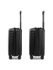 D&N Toronto 4 Rollen Kabinentrolley S 54 cm mit Dehnfalte black