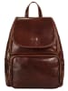 piké City Rucksack echt Leder in braun