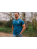 GUGGEN MOUNTAIN Funktionsshirt Sport T-Shirt in Blau