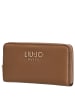 Liu Jo Caliwen XL Zip Around - Geldbörse 12cc 19 cm (anthrazit met.) in suede