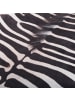 Pergamon Kunstfaser Teppich Zebra in Schwarz Weiss