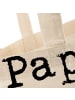Mr. & Mrs. Panda Tasche Spruch Papa Abenteuer mit Spruch in Creme