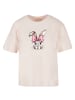F4NT4STIC Everyday Tee Niedlicher Hase mit Schleife in pink