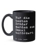 Mr. & Mrs. Panda Tasse Nur die besten Brüder... mit Spruch in Schwarz