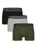 Bamboo Basics Boxershort 3er Pack in Schwarz/Grau/Grün