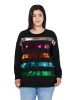 Angel of Style Sweatshirt in schwarz