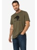 super.natural Merino T-Shirt in oliv