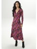 Aniston SELECTED Maxikleid in orange-rot-lila-schwarz