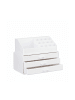 relaxdays Makeup Organizer in Weiß