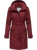 ragwear Kurzmantel Horatia Warm YOUMODO in Wine Red