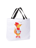 Mr. & Mrs. Panda Shopper Tasche Fuchs Sänger ohne Spruch in Weiß