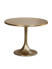 FineBuy Couchtisch in Gold / Aluminium / 60x60x47