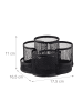 relaxdays Stifthalter in Schwarz - (B)17,5 x (H)11 x (T)16,5 cm