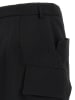 Rick Owens Schwarz Wolle Midi Rock