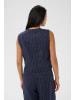 PART TWO Weste AzaniaPW Gerade Passform in Blue Nights Pinstripe