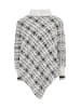 VIRITA Women Poncho in Wollweiss
