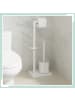 relaxdays WC Garnitur in Weiß - (B)20 x (H)67,5 x (T)15,5 cm