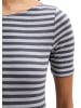Marc O'Polo Gestreiftes T-Shirt slim in Medium Blue