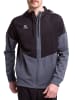 erima Squad Trainingsjacke mit Kapuze in schwarz/slate grey