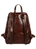 piké City Rucksack echt Leder in braun