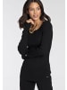 Bruno Banani Strickpullover in schwarz