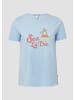 QS T-Shirt in 50D2_hellblau