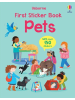Usborne Publishing Ltd Buch - First Sticker Book Pets