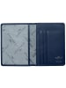 Golden Head Madrid Ausweisetui RFID Leder 9 cm in blau