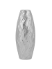 Beliani Dekovase ARPAD in Silber - (W) 12 x (H) 33 x (L) 12 cm