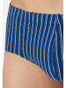 Schiesser Mini Slip / Unterhose 95/5 Essentials in Dunkelblau / blau