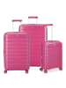 Roncato B-Flying Move 4 Rollen Kofferset 3-teilig mit Dehnfalte in magenta